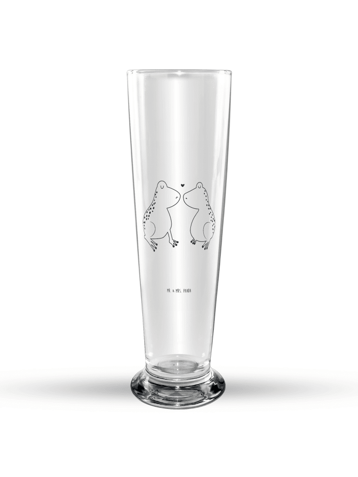 Bierglas Frosch Liebe ohne Spruch in Transparent