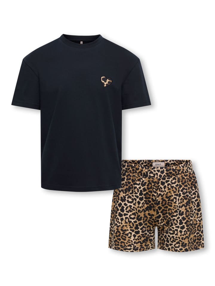 Shorty KOGRILA NIGHTWEAR in black