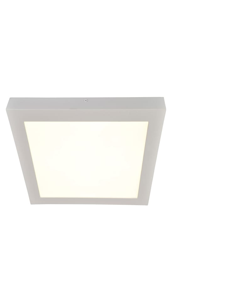 LED Aufbauleuchte in weiß - (L)22 cm x (B)22 cm x (H)3.9 cm - EEK G