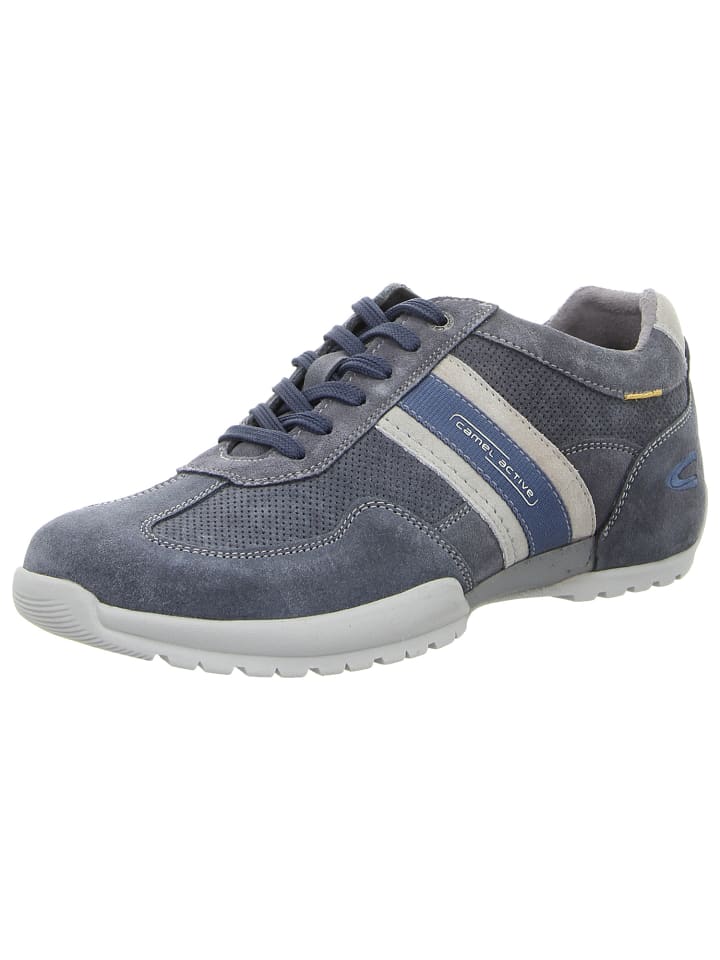Eleganter Schnürschuh in blau