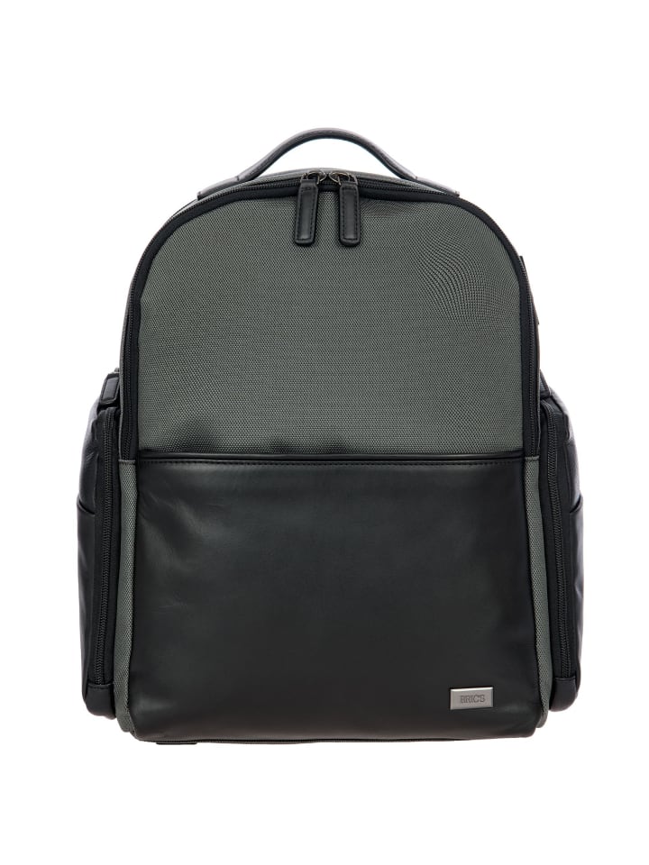 Monza Business-Rucksack 39 cm Laptopfach grey-black