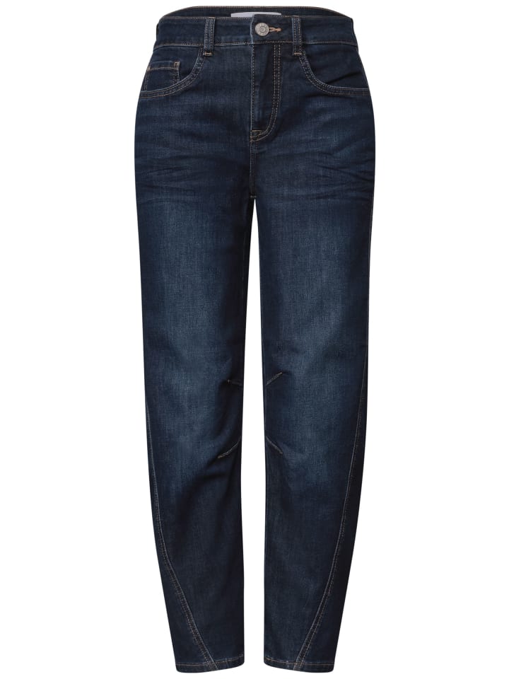 Barrel Jeans Style Karlie in Dark Blue Washed
