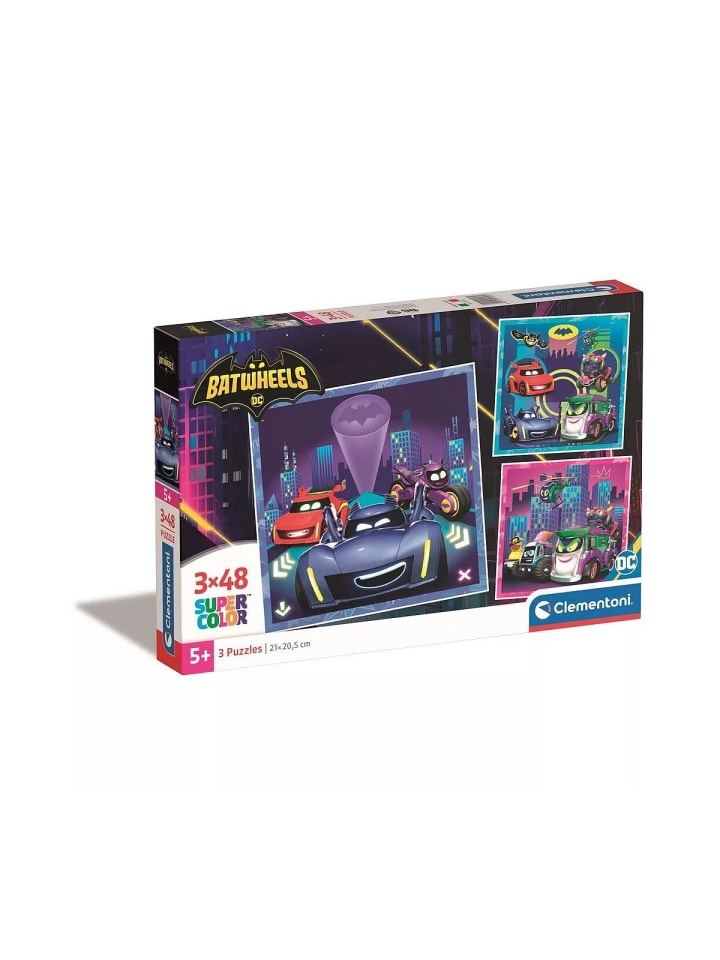 Batwheels 3x48 Stück Puzzle Clementoni