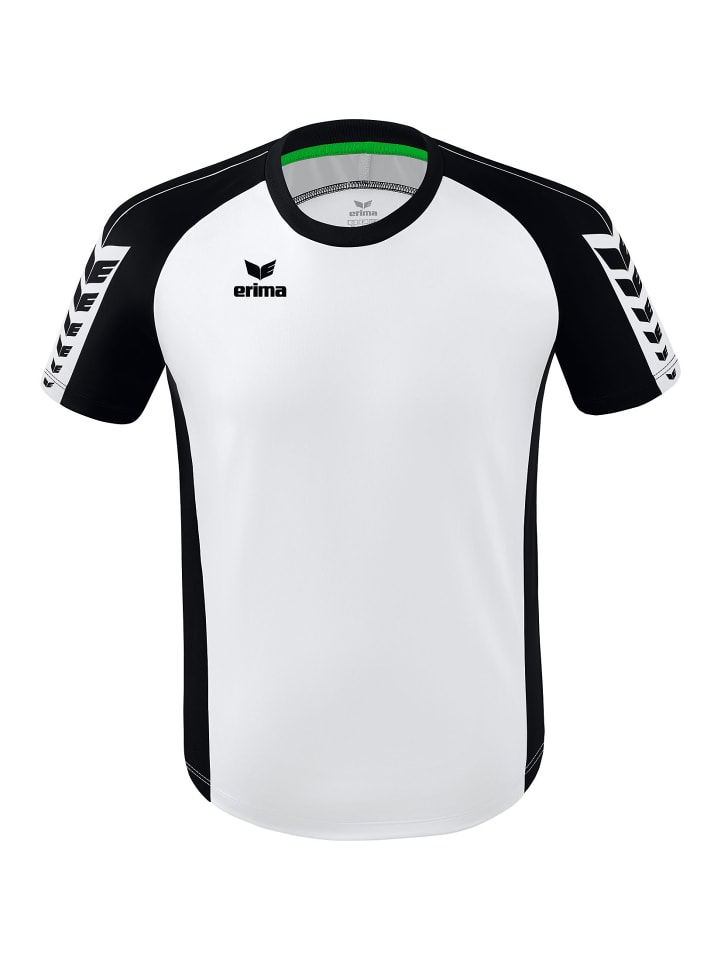 Erwachsene, Unisex Erwachsene Six Wings Trikot in weiss/schwarz