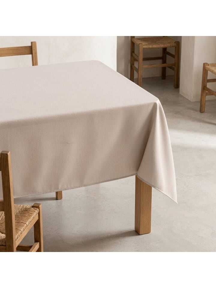 Tischdecke "Fons" in Hellgrau