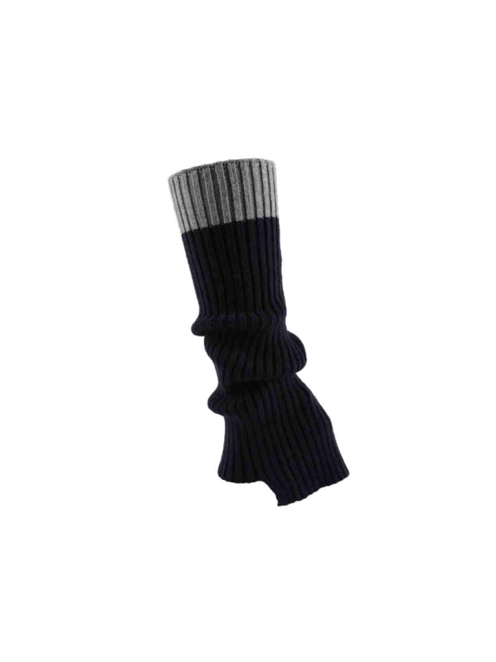 Beinstulpen im Colorblock-Design 40cm in Petrol