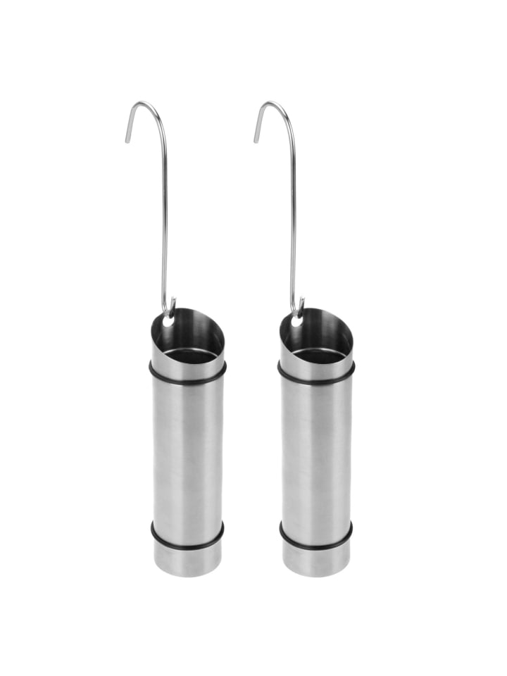Metall-Luftbefeuchter für Heizkörper, 2er Set in Silbern