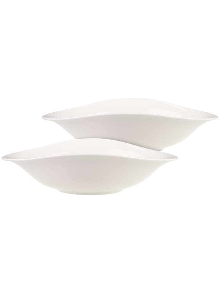 2er Set Pastaschalen Vapiano in Weiß 28 x 21 cm