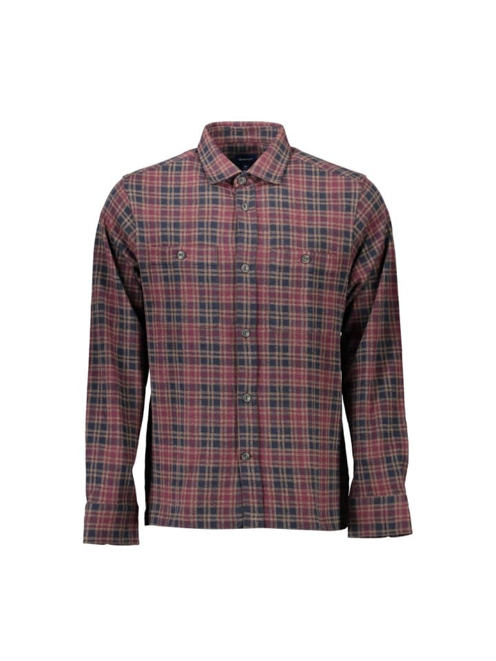 Braun Baumwolle Herren Hemd