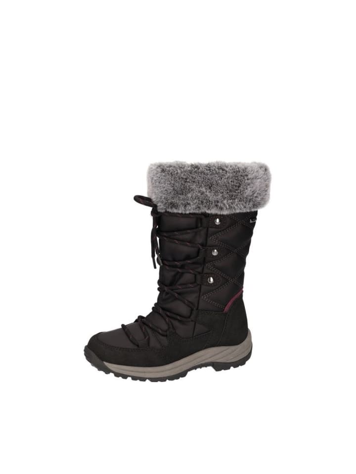 Schnürstiefel in Schwarz
