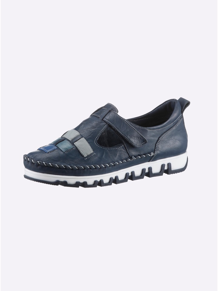 Slipper in dunkelblau