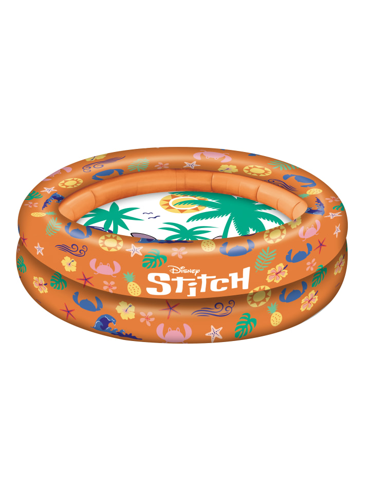 Disney Stitch - 2-Ring-Pool Planschbecken (Ø 100cm) in mehrfarbig