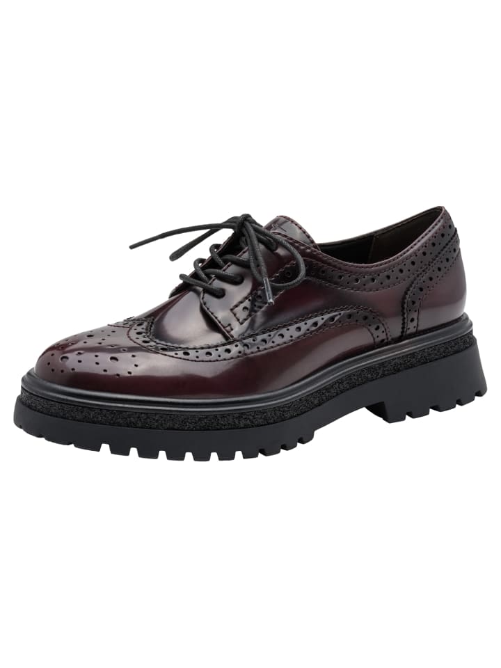 Halbschuh in MERLOT