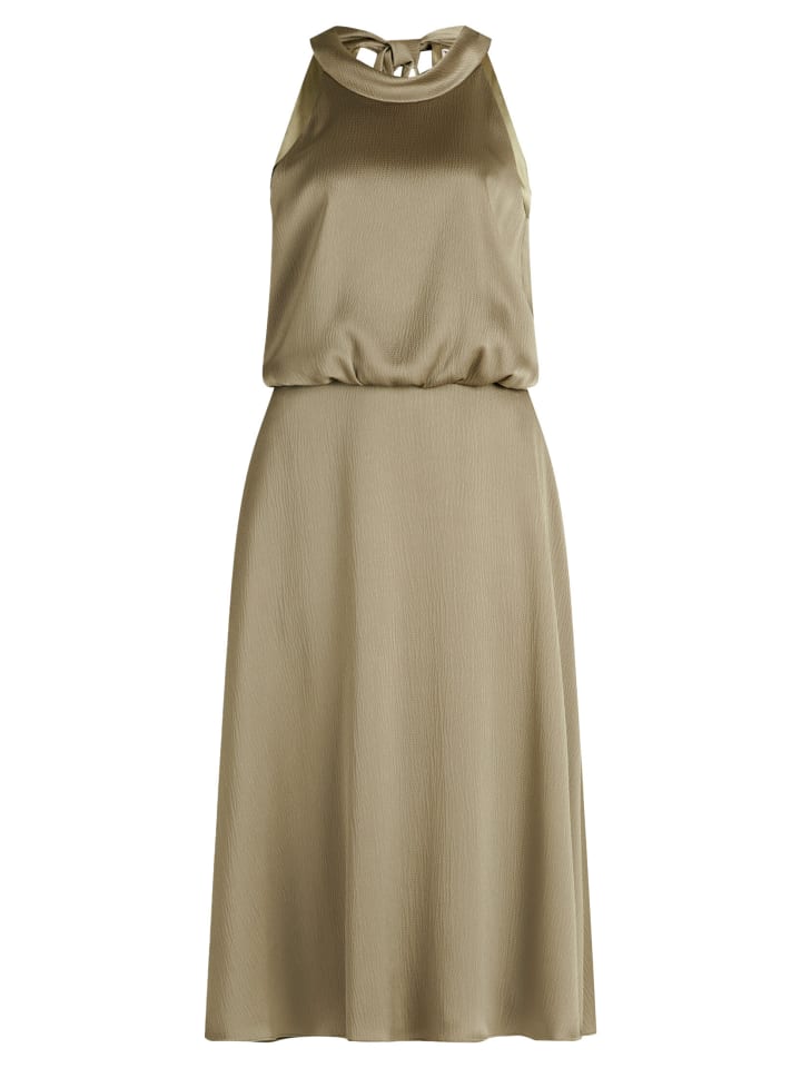 Cocktailkleid mit Stehkragen in Turf