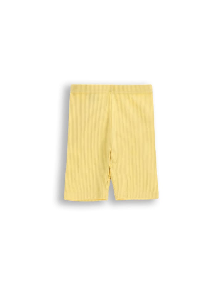 Kurze Leggings in gelb