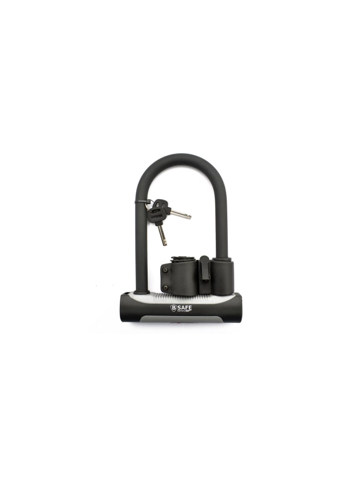 Fahrrad Bügelschloss 180 x 245 mm mit Halterung in Schwarz
