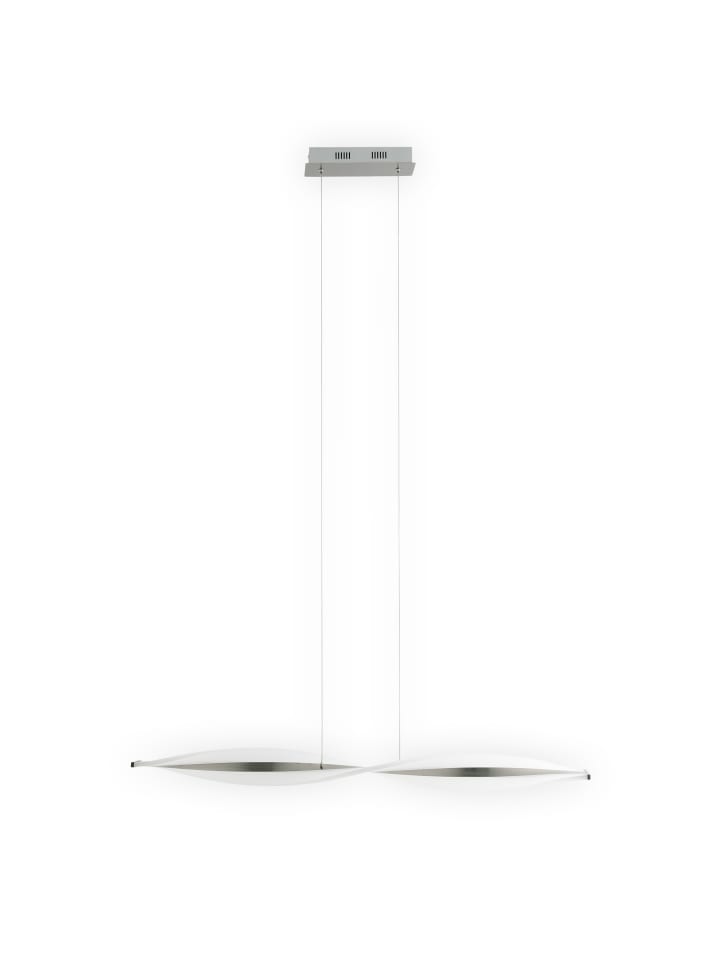 LED Pendelleuchte "NINA" in stahl-blank - EEK G