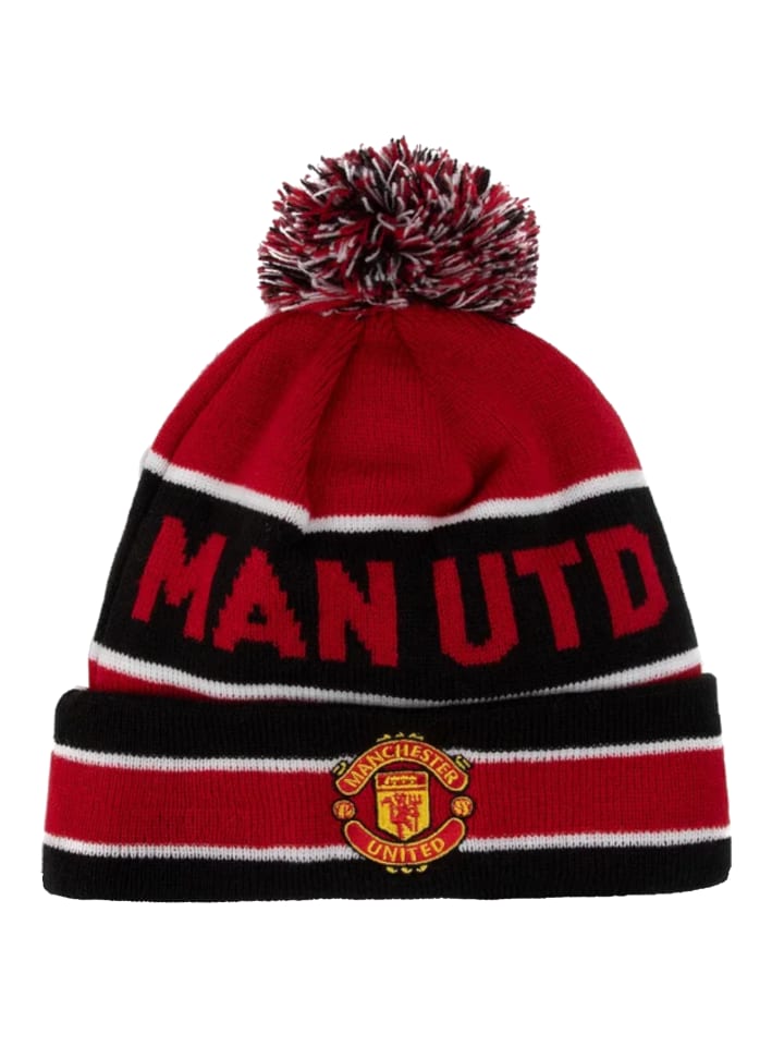 New Era Core Cuff Beanie Manchester United FC Hat in Schwarz