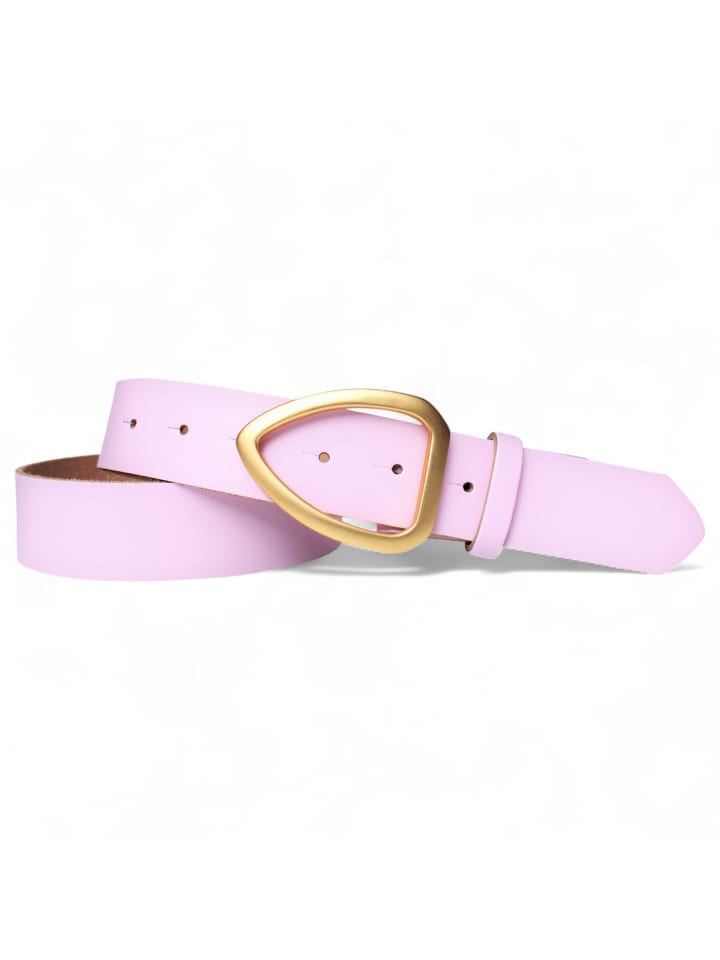 Damengürtel goldene Schnalle in Rosé