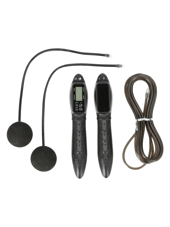 Springseil-Set Wireless Jump Rope in 1001 Black