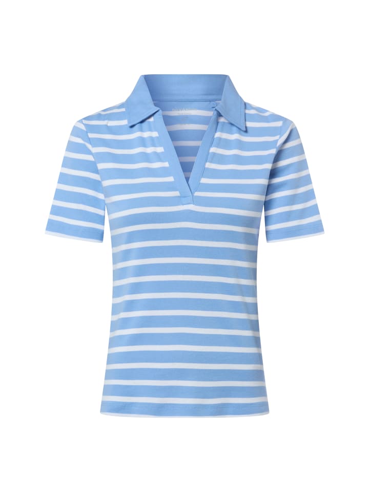 T-Shirt in blau weiß