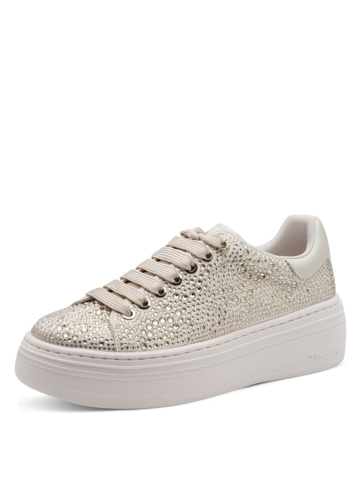 Schnürschuh in gold