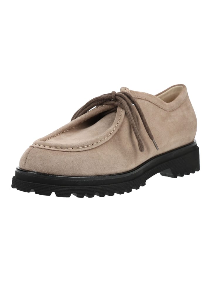 Halbschuhe Taupe