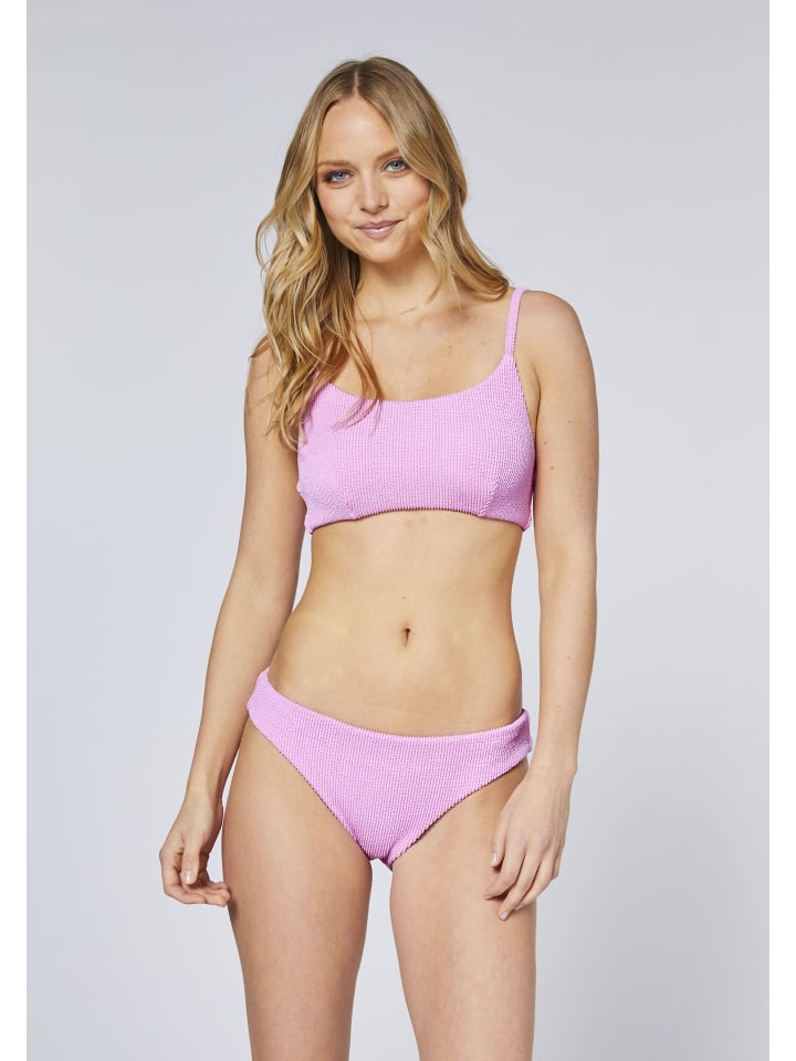 Bikini-Set in Smoke Fabric in Lila