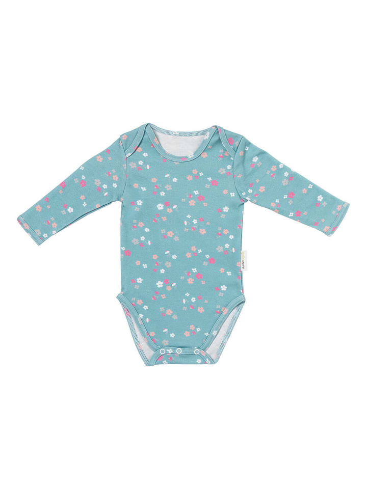Bio Baby-Body langarm in Rosa