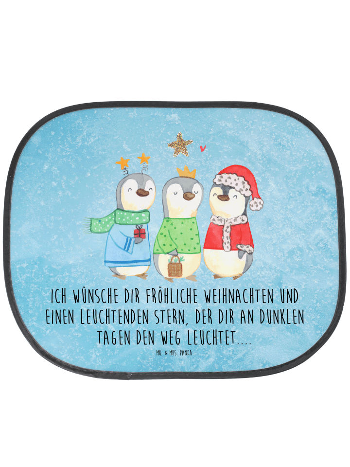 Sonnenschutz für Auto Winterzeit Heilige drei K... in Eisblau