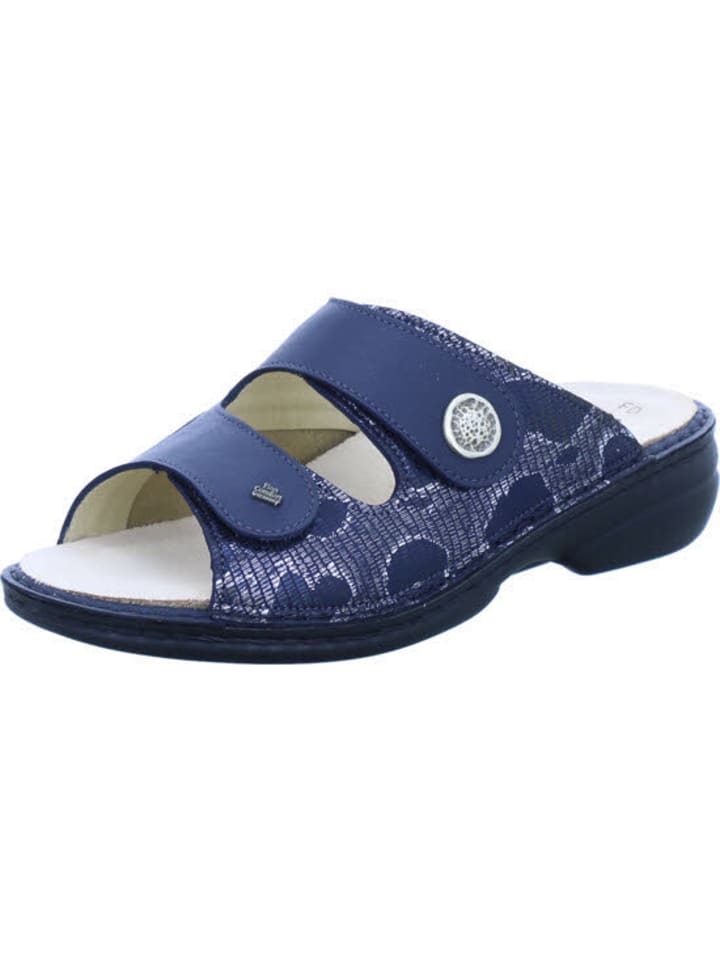 Klassische Pantolette in blau