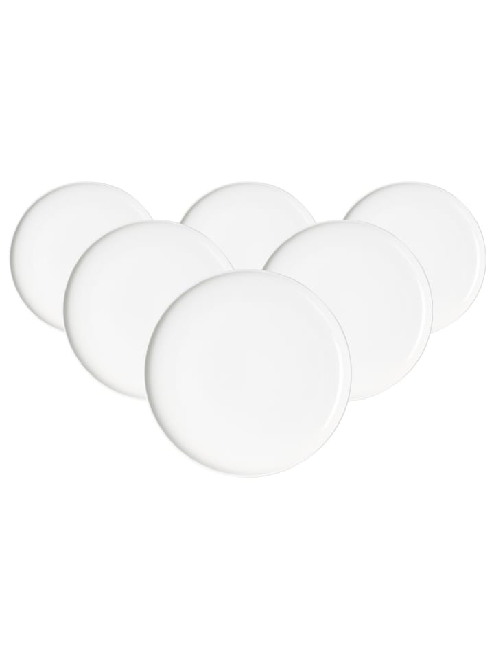 6er Set Dessertteller Skagen in ø 21,5 cm in weiß