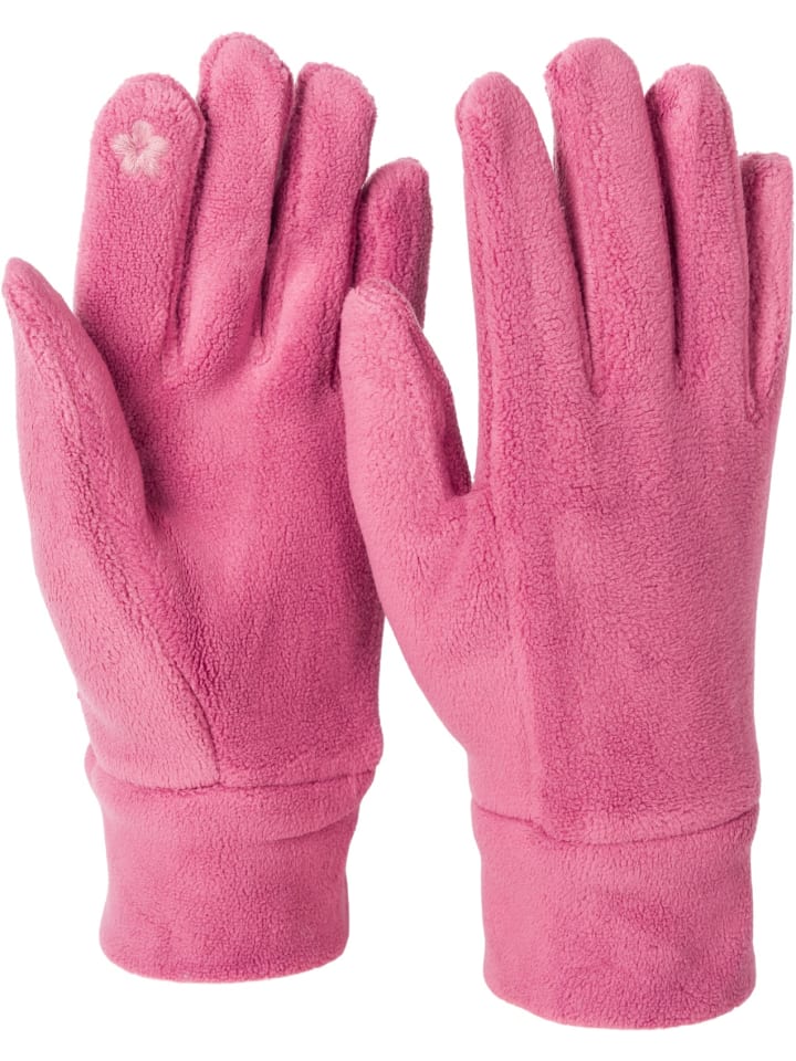 Touchscreen Fleecehandschuhe in Mauve