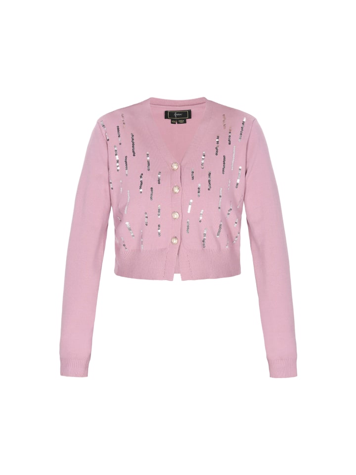 Women Cardigan in dark rose