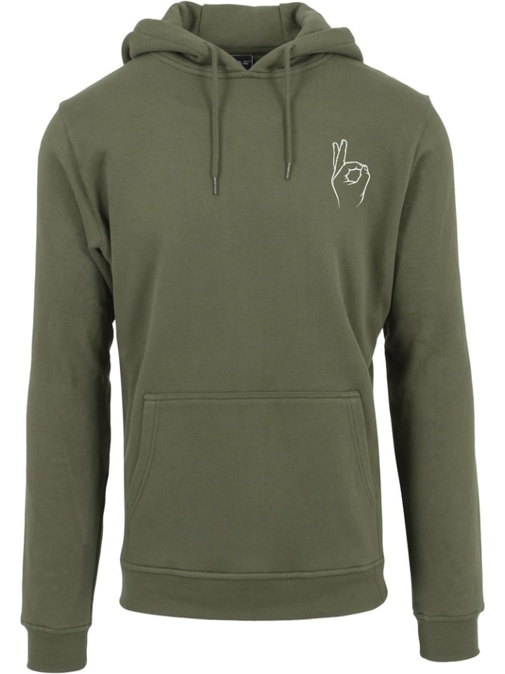 Hoodie in Grün