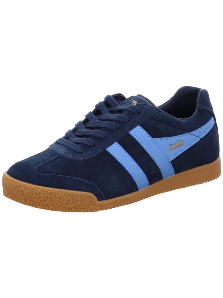 Klassischer Schnürschuh in blau