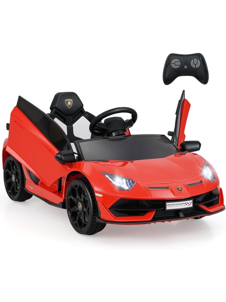Lamborghini Elektroauto für Kinder in Rot
