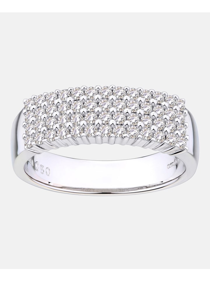Eternity-Ring aus 375 Weißgold mit 0.50 Karat Diamant