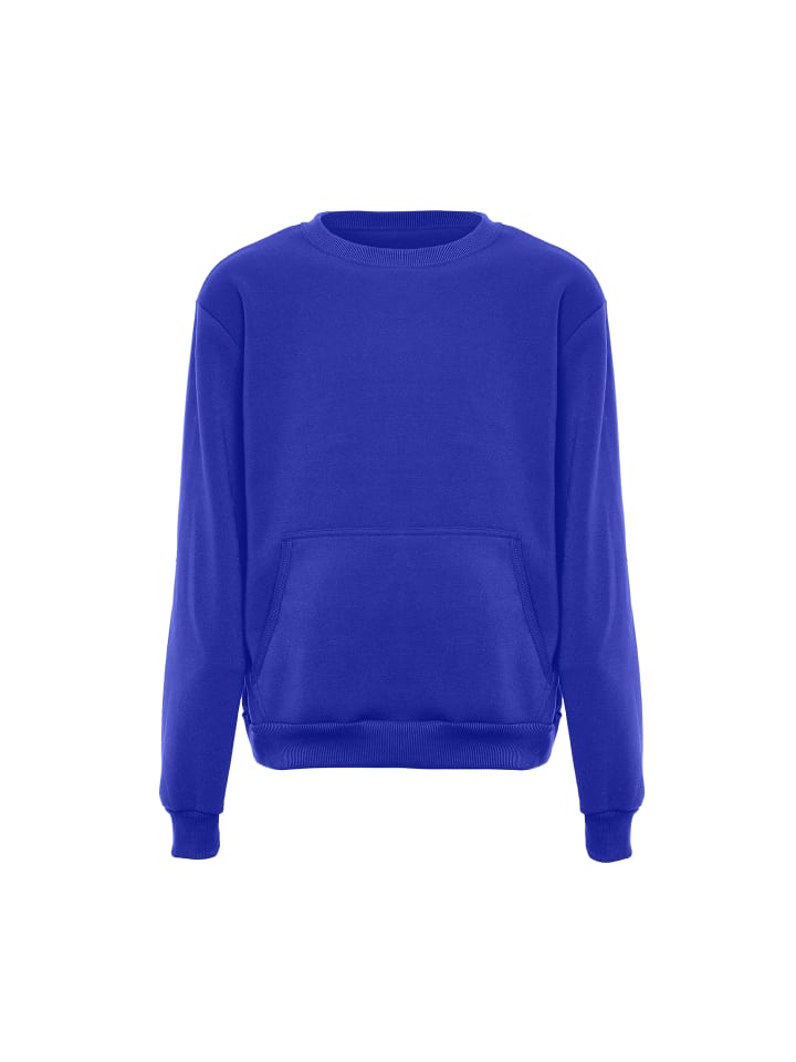 Herren Round Neck Sweater in KOBALT