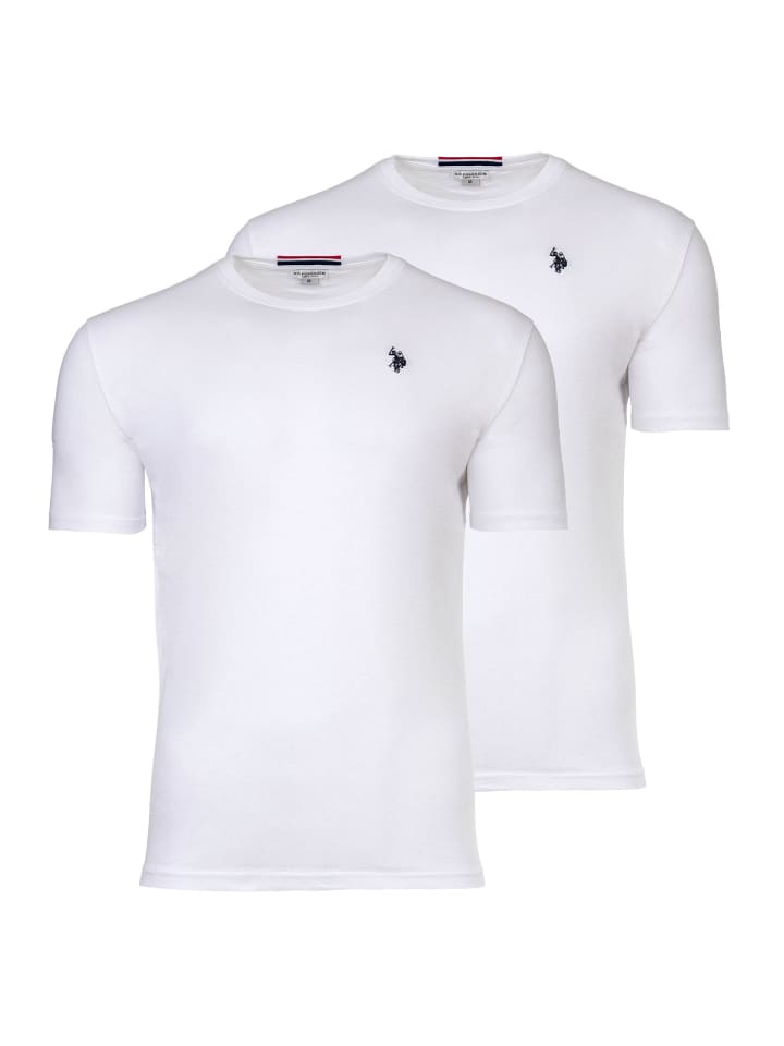 T-Shirt 2er Pack in Weiß