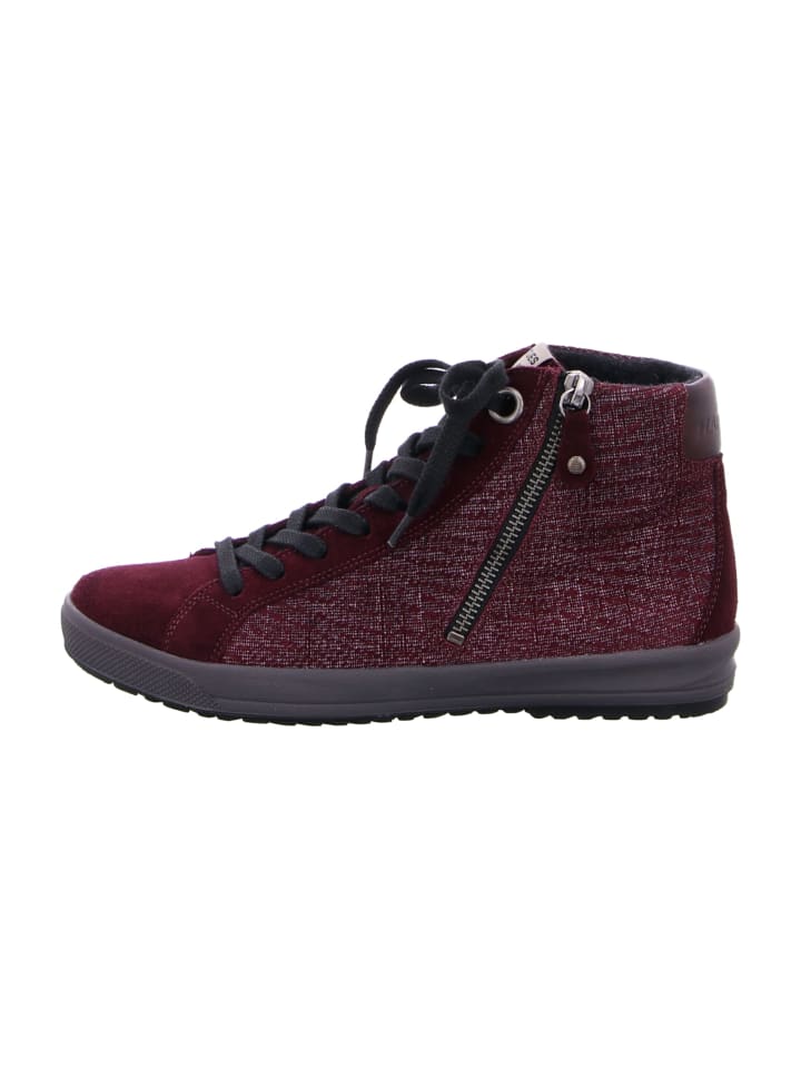 Komfort Stiefeletten in Rot