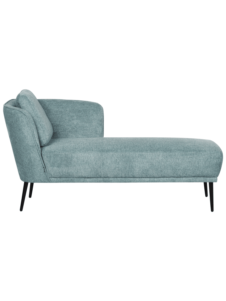 Chaiselongue ARTHEZE in Blau/Schwarz - (W) 148 x (H) 70 x (L) 64 cm linksseitig