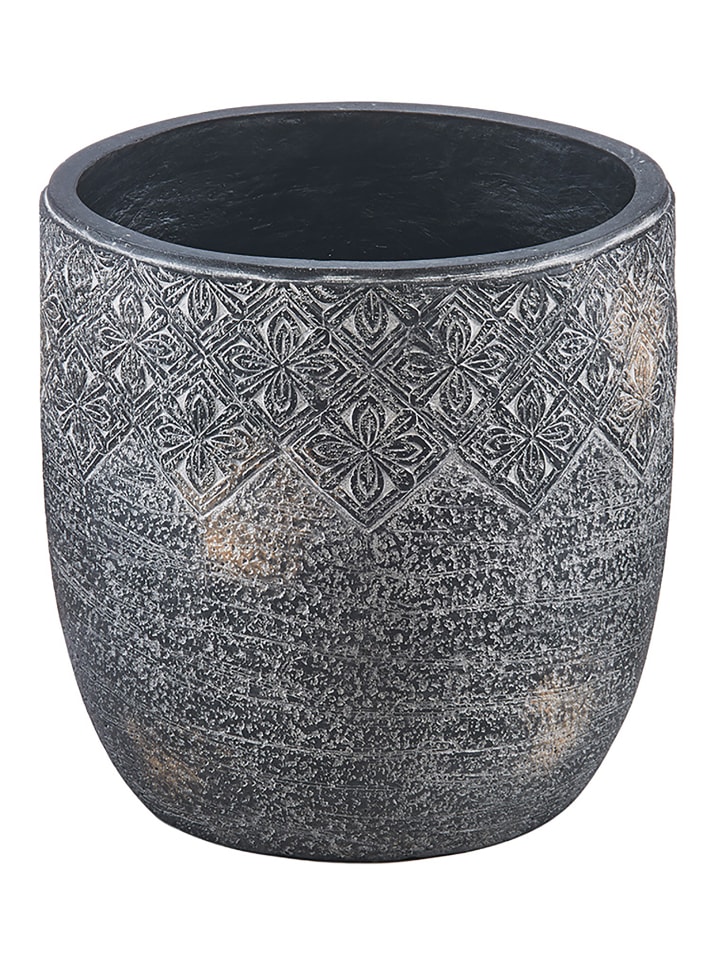 Blumentopf STONE26 in Grau