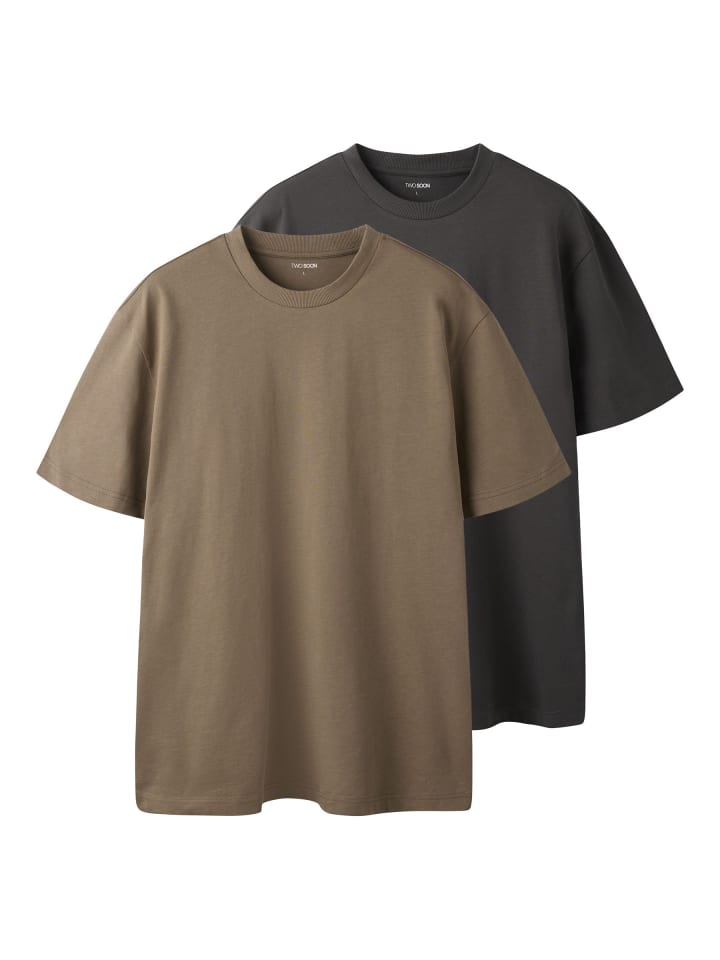 T-Shirt in Asphalt