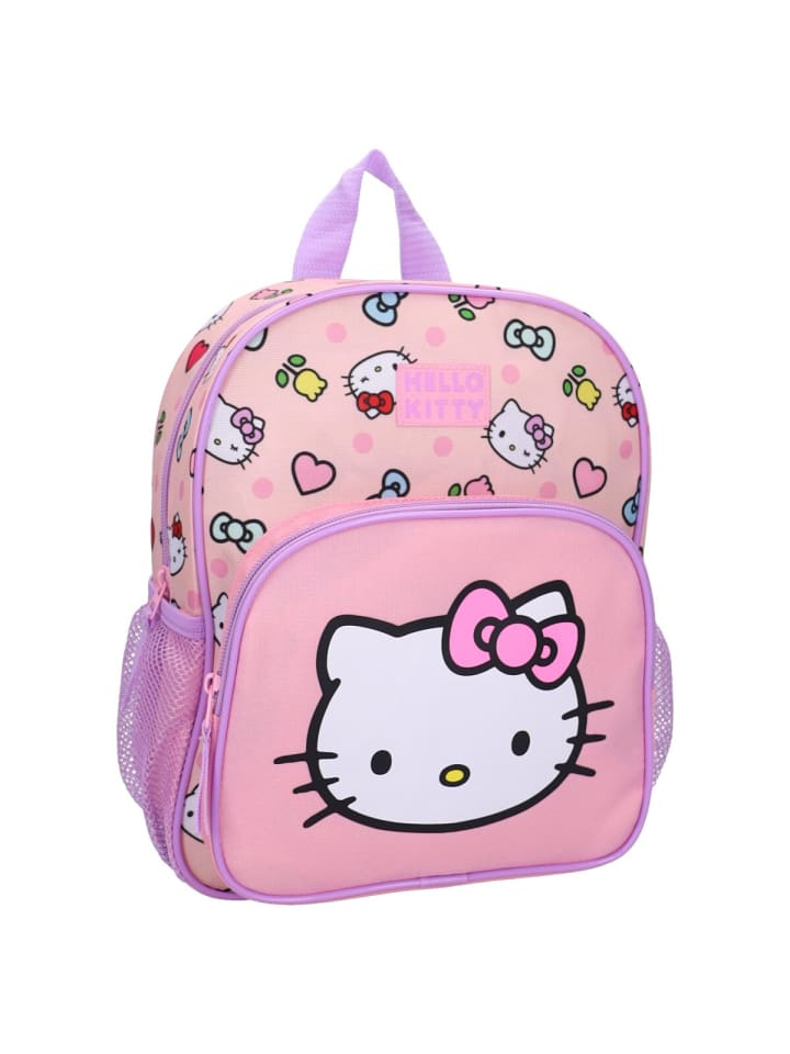 Hello Kitty Sweet Charm Kinderrucksack mit Frontfach in Rosa