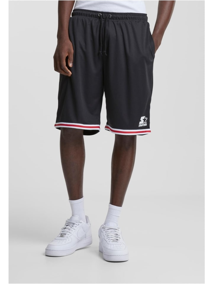 Sportshorts "Starter Mesh Sport Short" in Schwarz