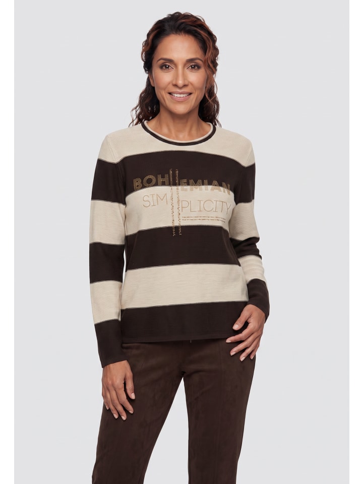 Strickpullover in Coffee Bean