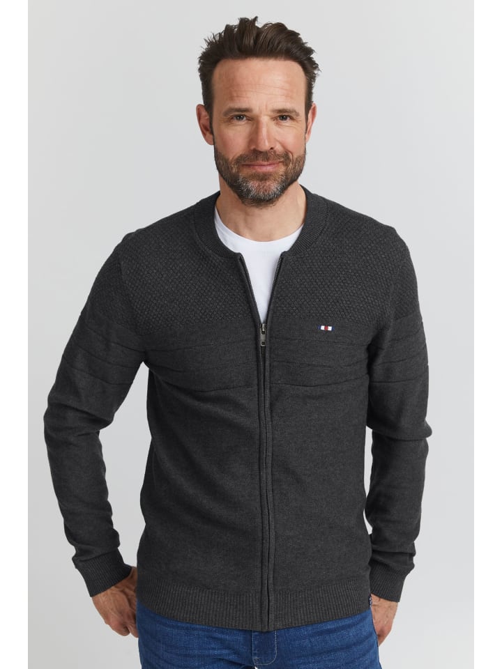 Strickjacke FQSabato in Grau