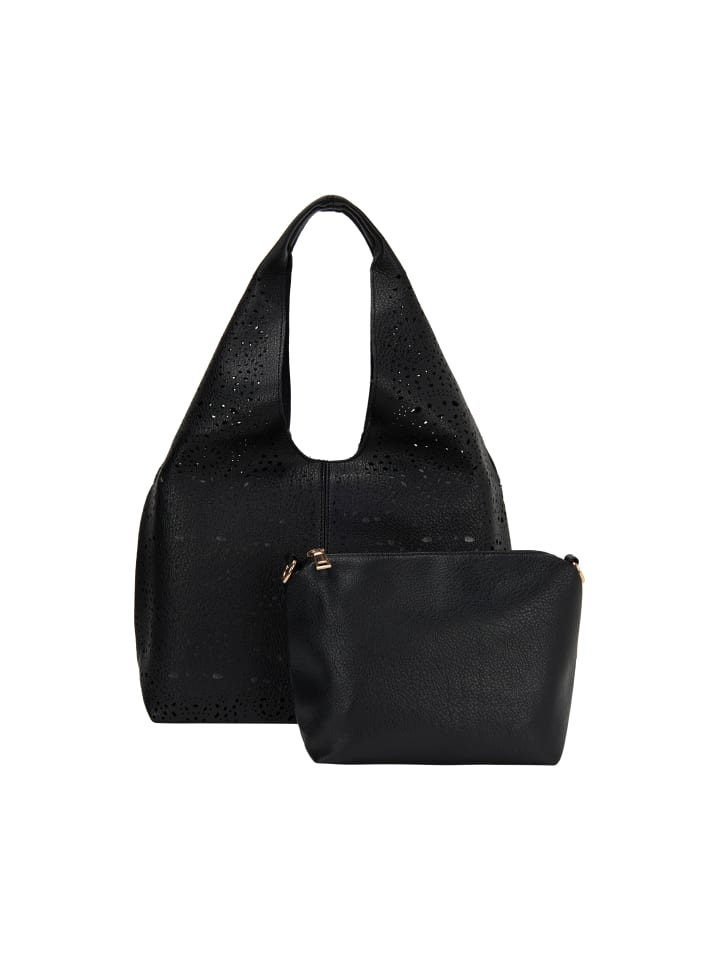 Women 2-In-1 Tote Bag Set in Black