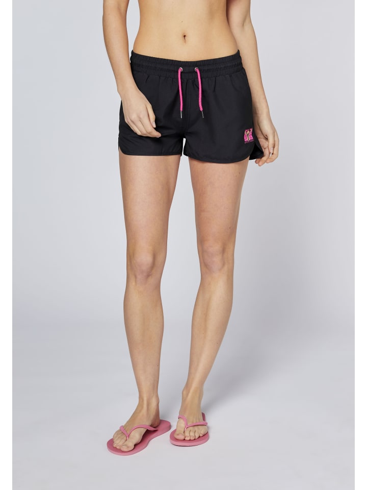 Badeshorts in Schwarz